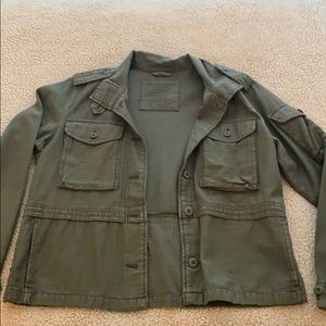 American Eagle Oliver green jean jacket